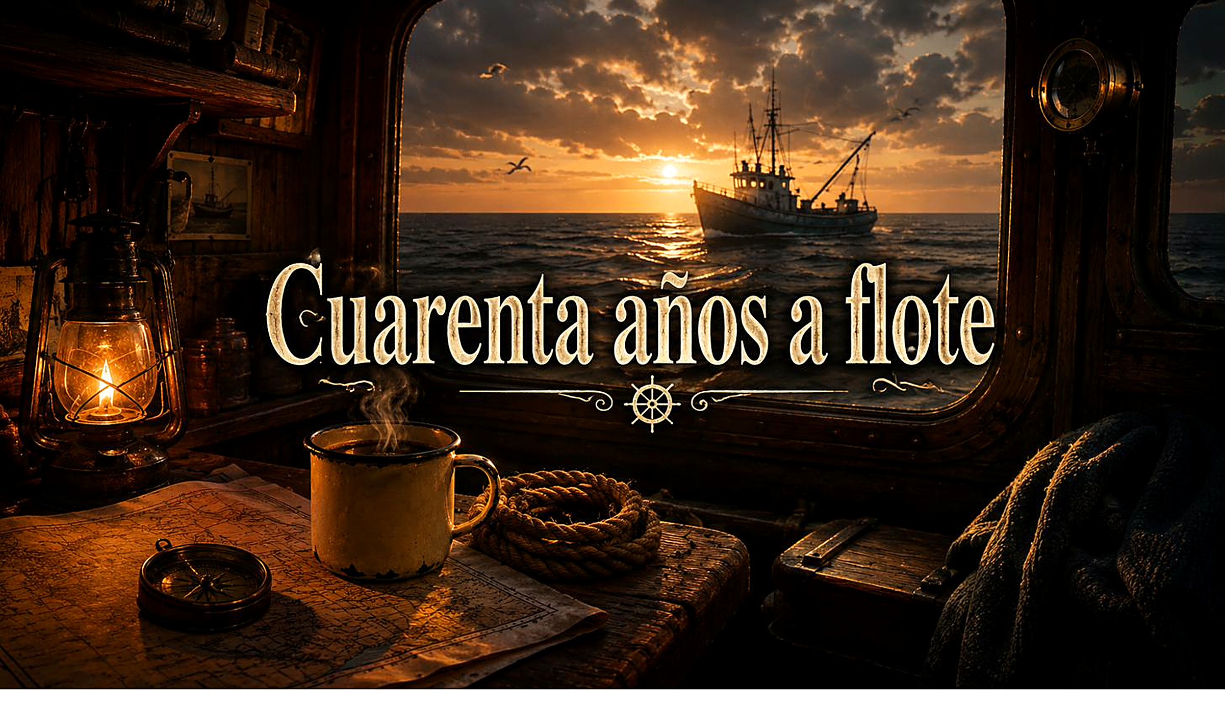 Cuarenta Años a Flote — la portada del proyecto